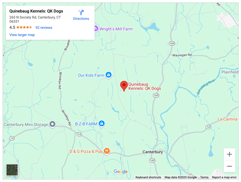 Location: 265 N Society Rd, Canterbury, CT 06331